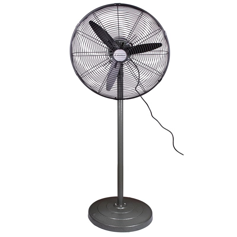 金羚工业风扇强力落地扇大功率壁扇金属电风扇工厂商用烧烤牛角扇