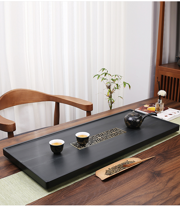 HA-CW乌金石排水茶盘35x80CM