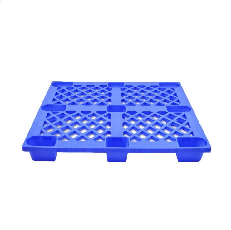 蓝色塑料卡板胶卡板周转托盘装柜站板 深圳新料环保栈板