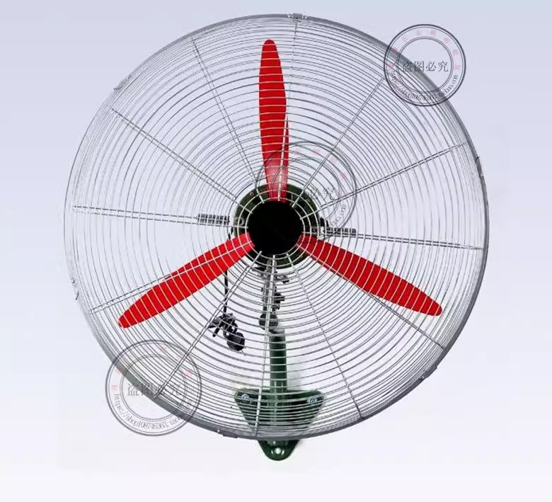 喜风牛角扇工业挂墙电风扇500/650/750大功率强力送风扇纯铜电机